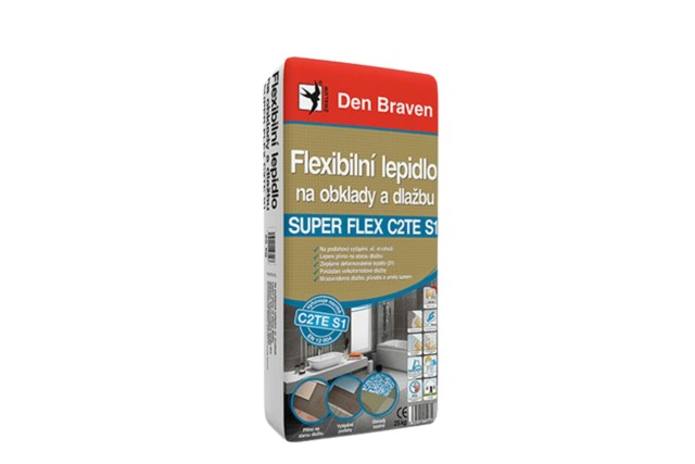 DEN BRAVEN Lepidlo flexibilní na obklady a dlažbu SUPER FLEX C2TE S1