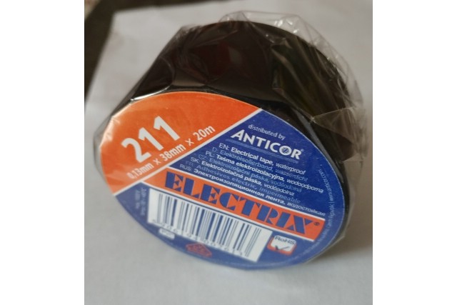 Elektro pska ELECTRIX 38mm/20m ern