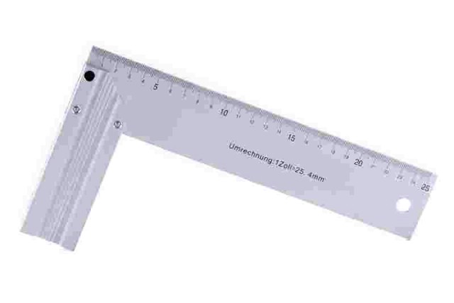 Úhelník hliník - 25cm