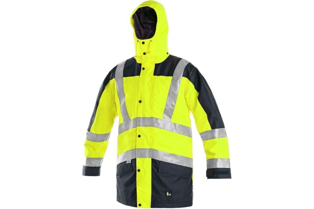 CXS Bunda pnsk reflexn LONDON 5v1 luto-modr - vel. S