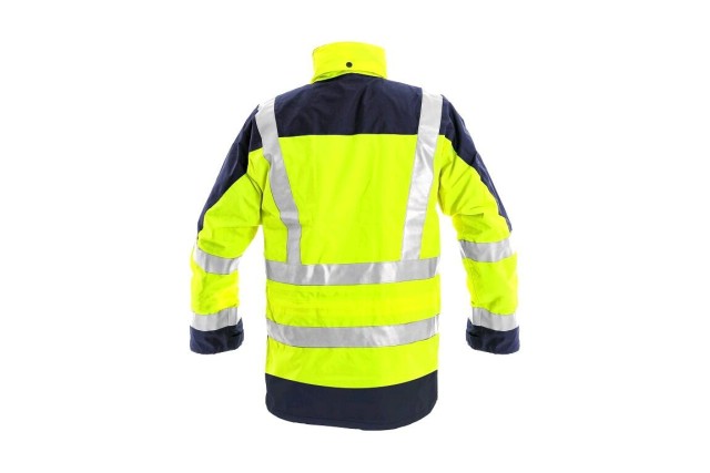 CXS Bunda pnsk reflexn LONDON 5v1 luto-modr - vel. L