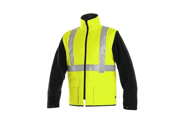 CXS Bunda pnsk reflexn LONDON 5v1 luto-modr - vel. L