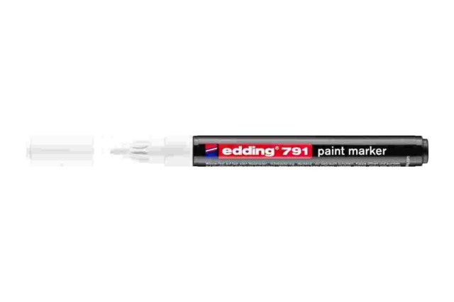 Popisovač lakový Edding 791 bílý
