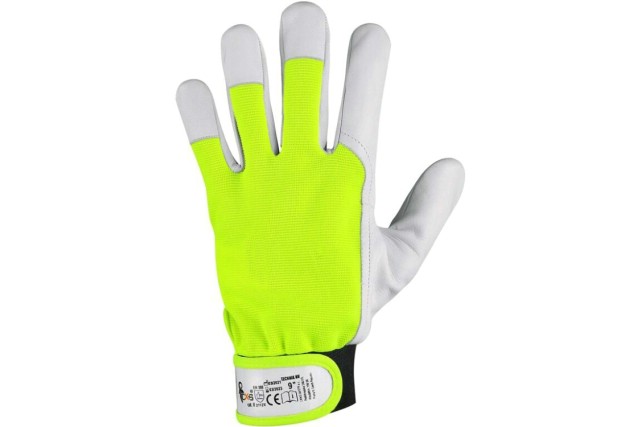 CXS Rukavice kombinovan TECHNIK HV - vel. 8
