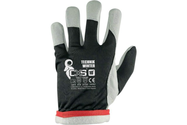 CXS Rukavice kombinovan TECHNIK WINTER zimn - vel. 9