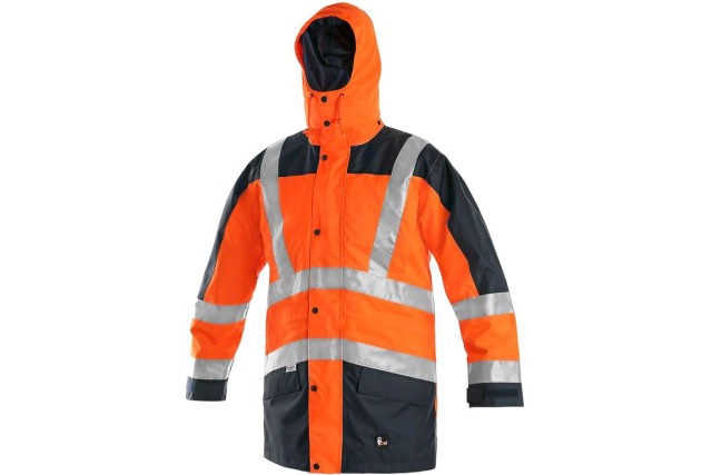 CXS Bunda pnsk reflexn LONDON 5v1 oranovo-modr - vel. S