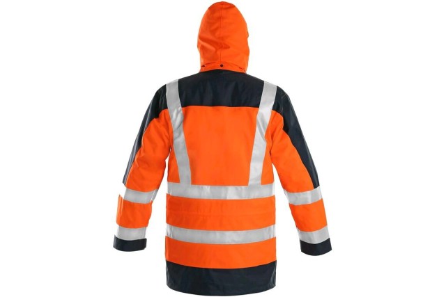 CXS Bunda pnsk reflexn LONDON 5v1 oranovo-modr - vel. S